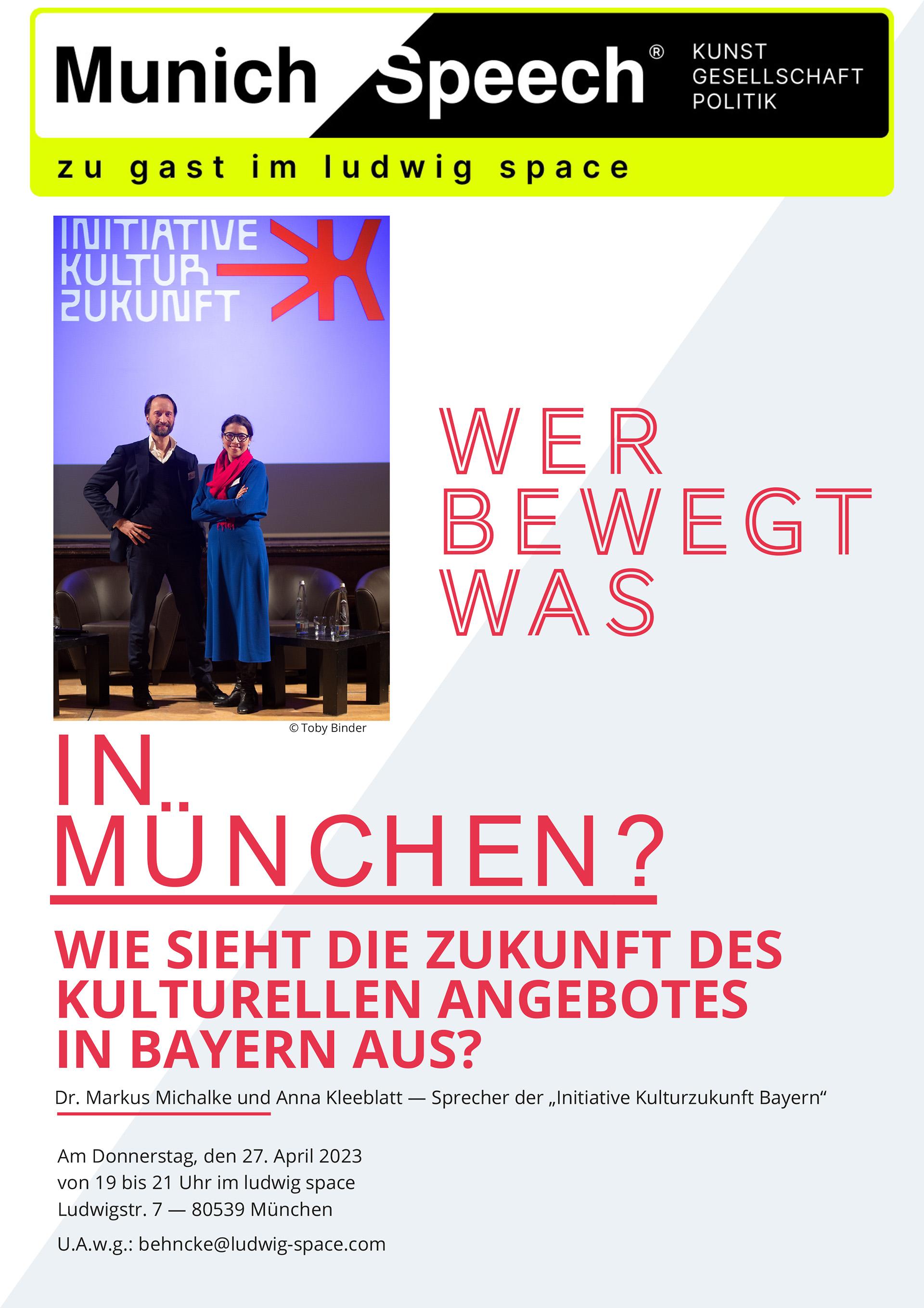 Munich speech invite