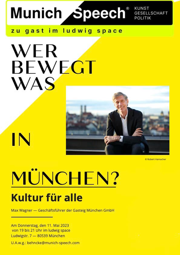 Munich speech invite