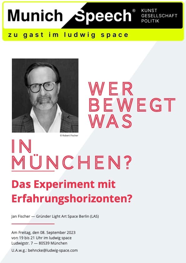 Munich speech invite